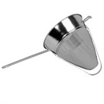 Strainer, China Cap, Fine Mesh, 10" Diameter, Stainless Steel