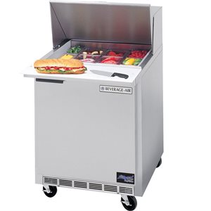 Prep Table, Refrigerated, "Elite Mega Top", 27"