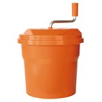 Salad Spinner, 2.64 Gallons / 10 Liters, Orange