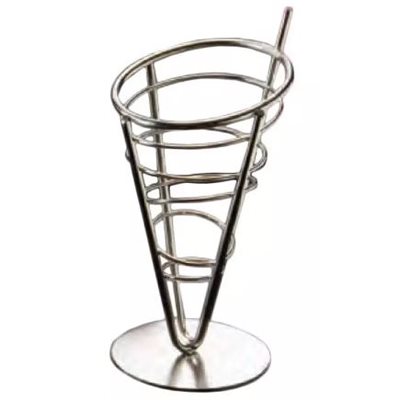 Conical Serving Basket, SS - 5 x 9"