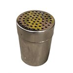 Cheese/ spices shaker in stainless steel, large holes