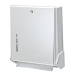 Dispenser (Towels), C-Fold/Multi Fold Design, White, "True Fold"