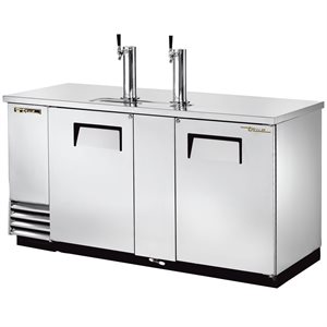  Distributeur A Bière, 2 Portes, Acier Inoxydable, 69 X 27 X 37 Po