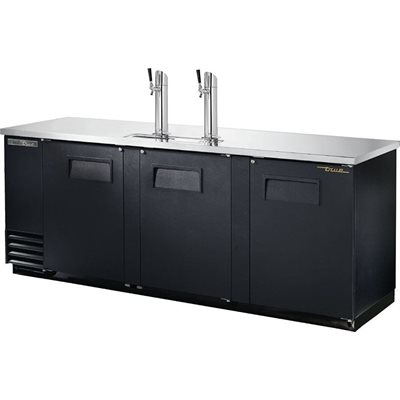 Beer Dispenser, 3 Door Direct Draw, 90.38 X 27.13 X 37"