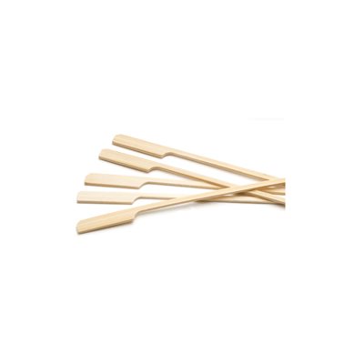 Picks, Meat Skewer/Appetizer, 3" Length, Bamboo/Oar Model, 100/Pk