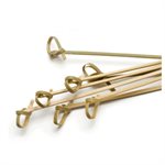 Picks, Meat Skewer/Appetizer, Bamboo/Twist Model, 4" Length, 100/Pk