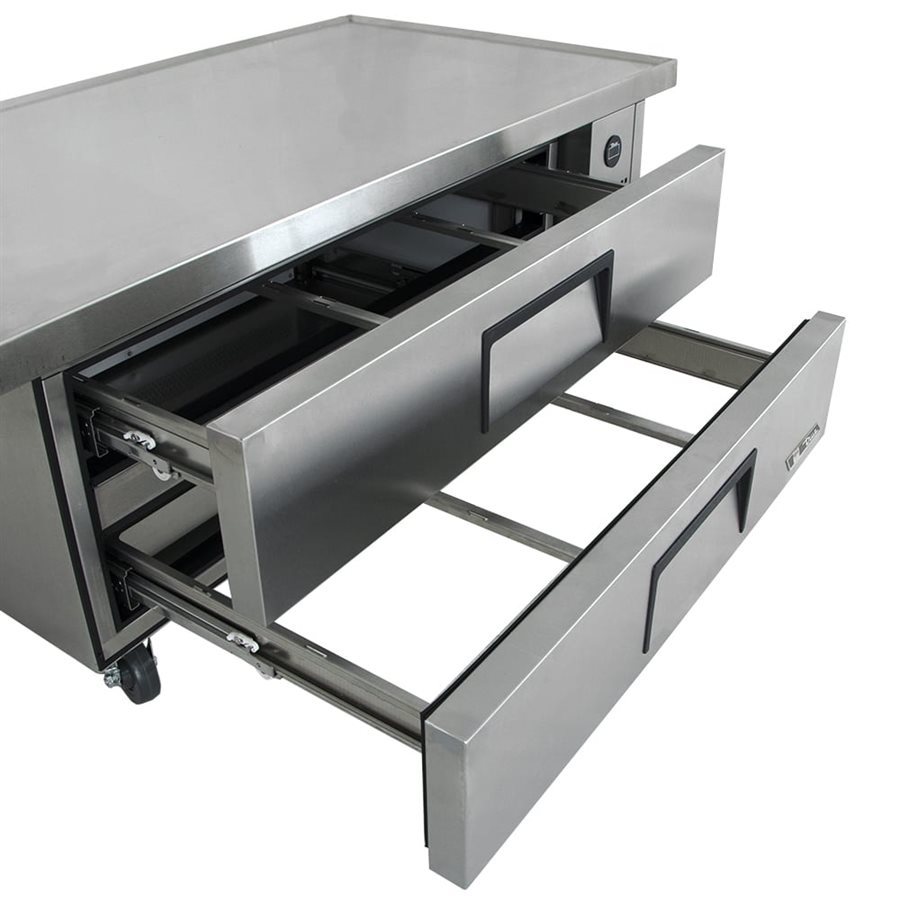 Chef Base, Refrigerated, 2 Drawers, 60" × 32.13" × 20.35"