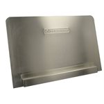 Splash guard for Royal Range fryer, 3/4” opening