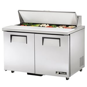 Prep Table, Refrigerated, Swing Doors, 48.38 X 30.13 X 36.75"