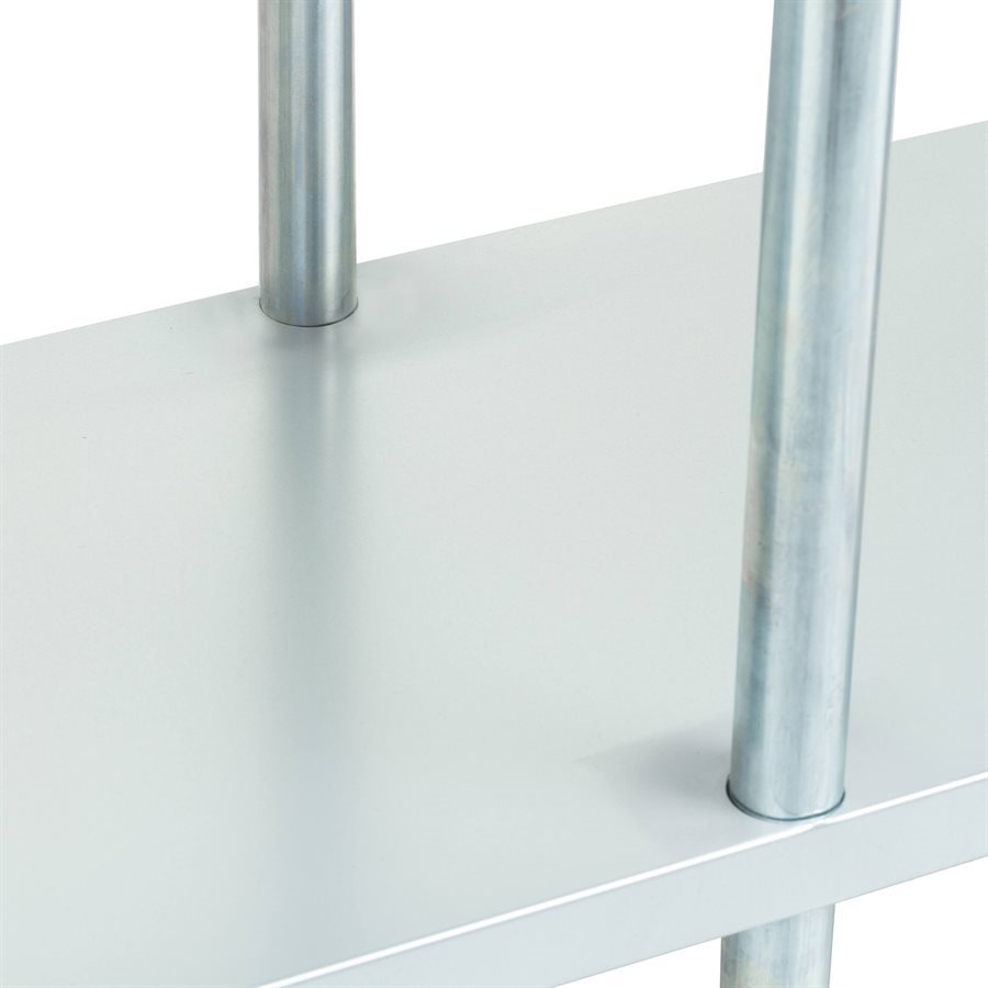 Adjustable 18-Gauge Galvanized Steel Undershelf For 30" × 36" Work Table