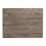 OUTDOOR MELAMINE TABLE TOP AGED OAK, 24" X 32" 