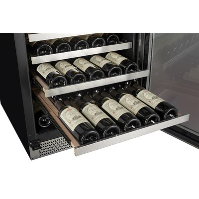 Built-In/Freestanding Wine Cellar 24" , 153 Bottles Capacity, Two(2) Temperature Zones