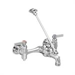 Wall mount faucet for mop sink