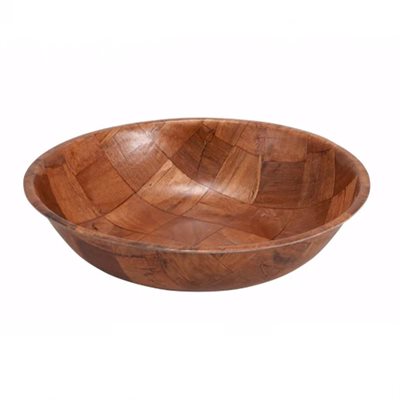 WOODEN SALAD BOWL 18"