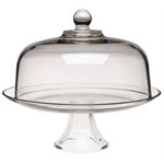 Presence Glass Cake Stand with Dome