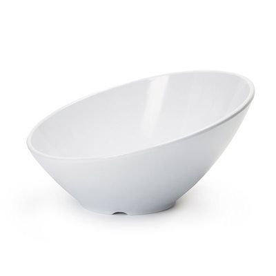 Bowl, Round, Cascading Design, 16 Oz / 475 ML, Melamine, White