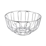 Basket, Bread/Fruits, Round, 18/10 Stainless Steel, 9.5" Diameter