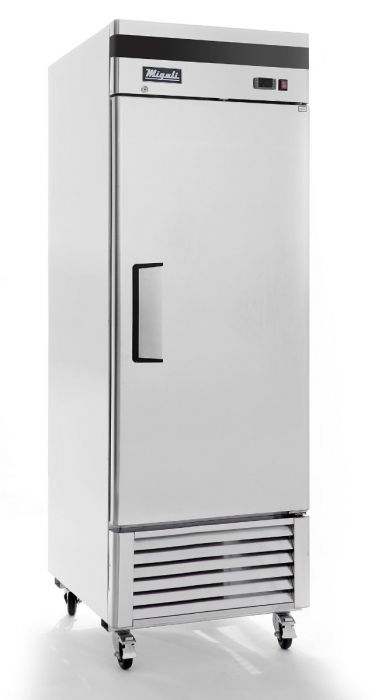 REACH IN REFRIGERATOR, SINGLE SOLID DOOR, 23CU/FT, 27" X 31.5" X 83.2"H