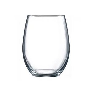 Glass, Wine, Stemless, 15 Oz / 444 ML, Sold Per Dozen, "Arcoroc"