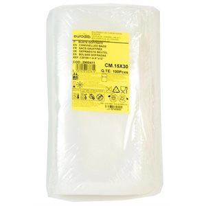 Vaccum Sealing Bags 6" x 12" Channeled (Pk Of 100)