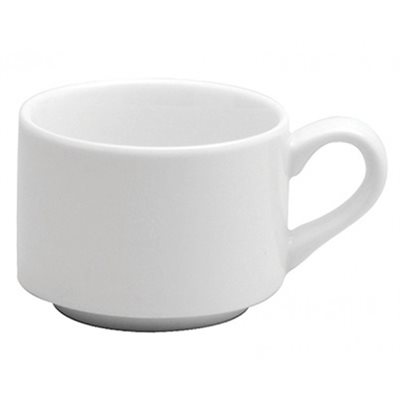 Cup, Stackable, Buffalo Bright White, 7.5 Oz / 222 ML, 3Dz