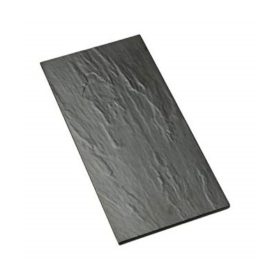 "Faux" Slate Platter (Melamine), 18 X 8.5" (45.7 X 21.6 CM), Black