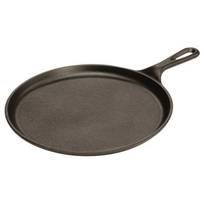 Griddle, Cast Iron, Round, 10.25", "Lodge Logic"