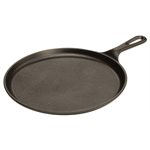 Griddle, Cast Iron, Round, 10.25", "Lodge Logic"