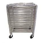 Housse Pour Chariot Porte-Plateaux, 23" X 28" X 34", Transparente