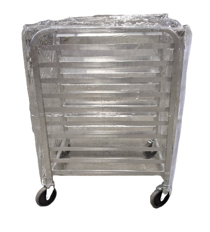 Housse Pour Chariot Porte-Plateaux, 23" X 28" X 34", Transparente