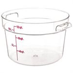 Cambro RFSCW12135 12 Qt. Round Food Storage Container - Clear