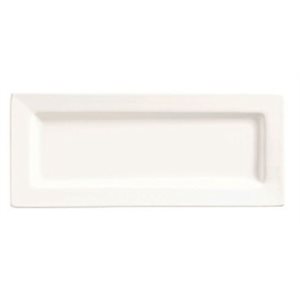 Rectangular Porcelain Plate, 10 1/2" X 4 3/8" 