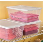 CLEAR STORAGE BOX 16QT