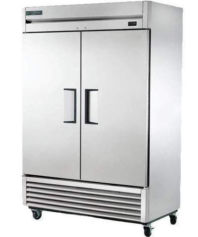 Freezer, Two Swing Doors, Stainless Steel, 54 X 29.5 X 78.25"